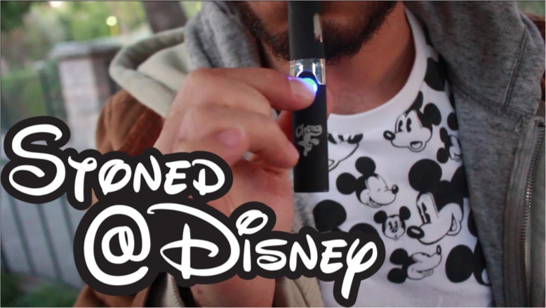 Stoned At Disney - vaping hash at Disneyland