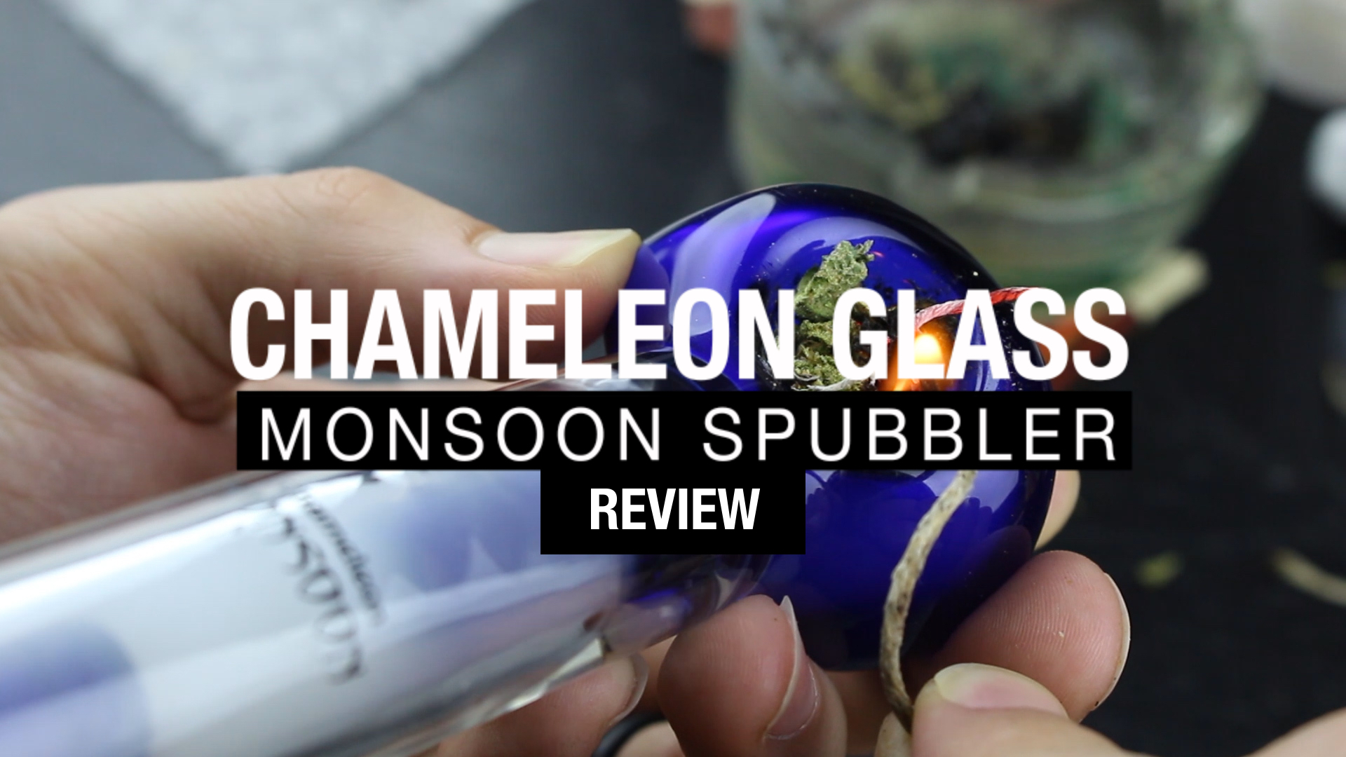 A Pipe with a Perc?! - Chameleon Glass Monsoon